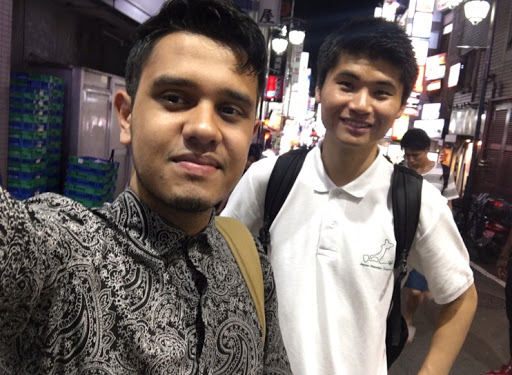 Internships for Undergrad students in tokyo Danyal selfie