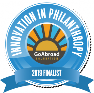 NAFSA 2019 GoAbroad Finalist Innovation in Philanthropy