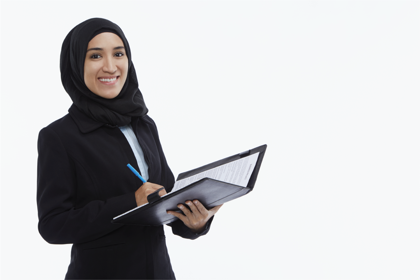 Short Term Programs Abroad student smiling with notebook