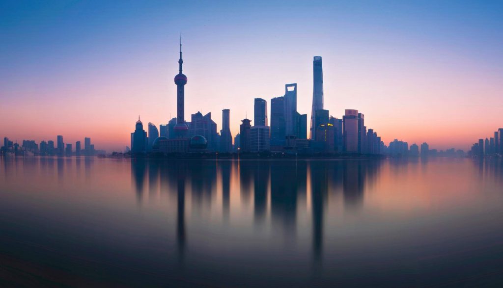 Shanghai at dusk - summer internships 2020